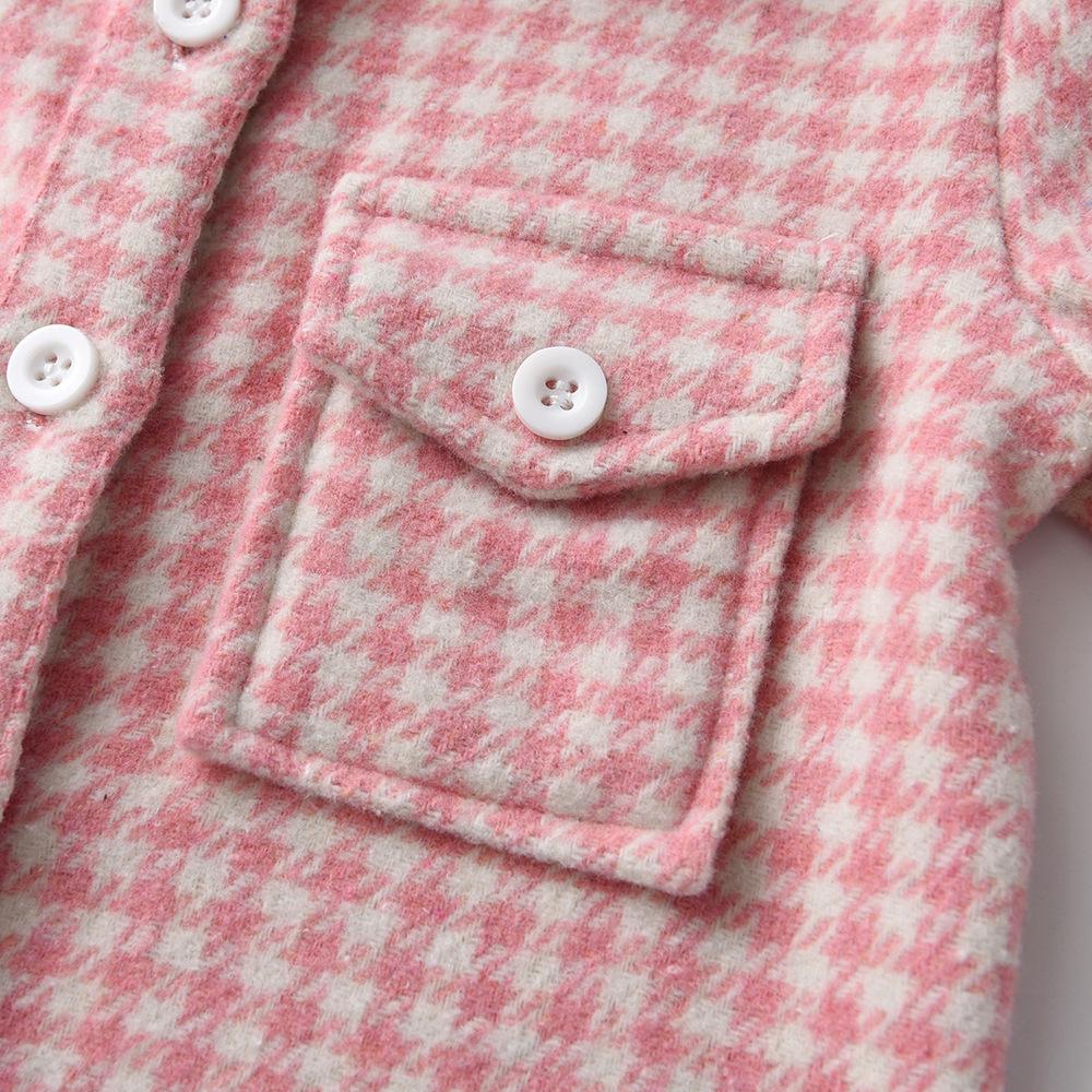Spring and autumn children's long sleeved plaid shirt Wholesale Kids Clothing