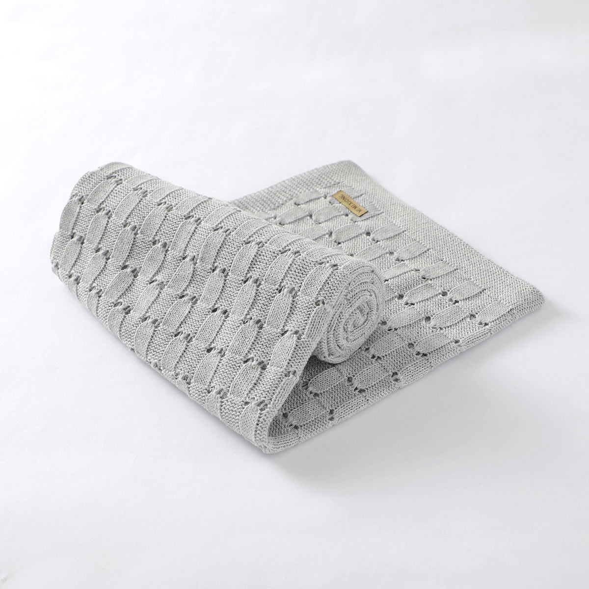 Solid Color Hollow Out Knitted Blanket In Autumn And Winter Baby Blankets Wholesalers