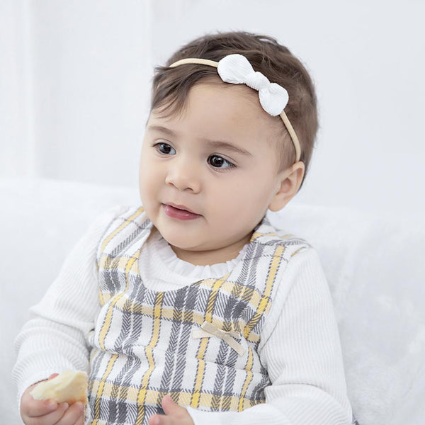 3PCS Baby Bow Round Headband Soft Multicolor Hair Tie Wholesale Kids Accessories