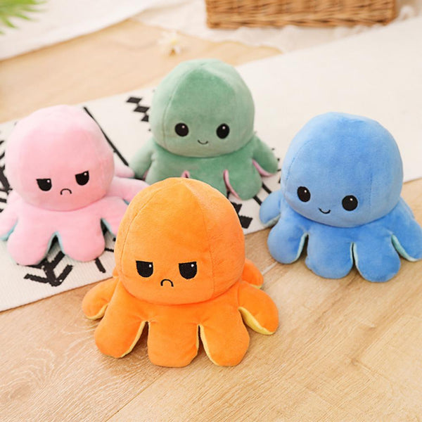 2PCS Reversible Octopus Doll Baby&Children Toys Kids Accessories Wholesale