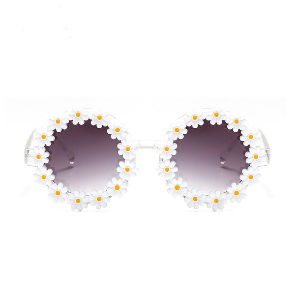 2PCS Sand flower daisy sunglasses wholesale