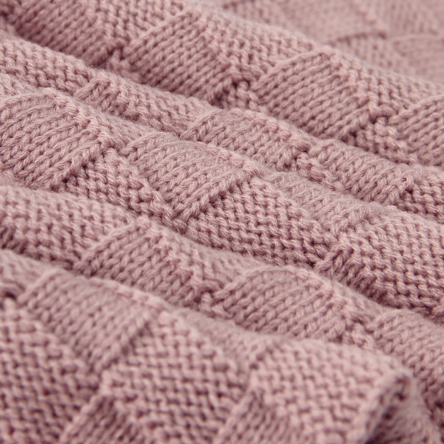 Pure Color Knitted Windproof Blanket In Autumn And Winter Baby Blankets Wholesalers