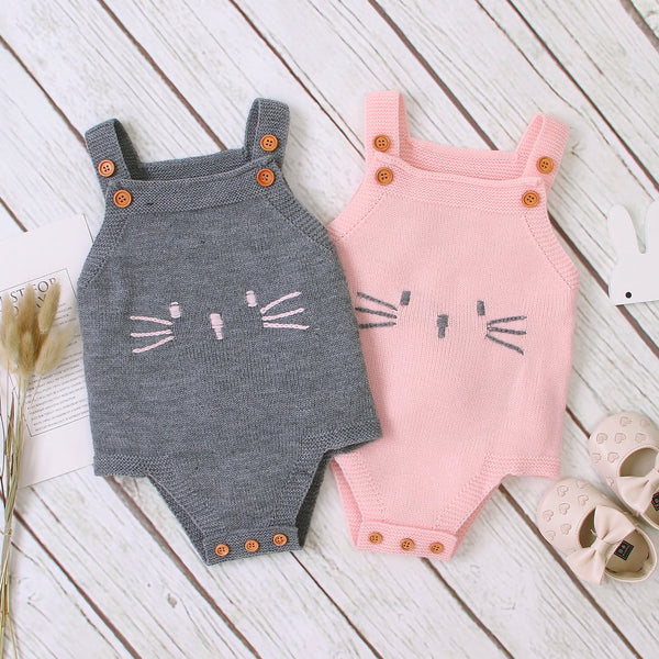 Baby Bunny Sling Solid Color Bag Fart Romper Baby Wholesale Clothing