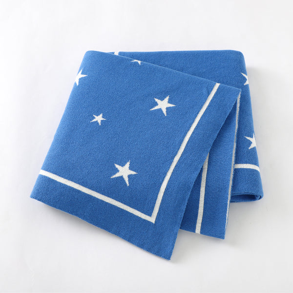 Five-Pointed Star Jacquard Blanket For Infants And Toddlers Baby Clothes Wholesale