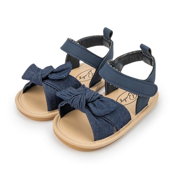 Baby Girls Non-Slip Bow Decor Sandals Children Shoes Wholesale