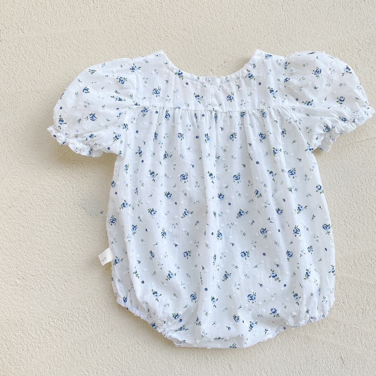 Children's Clothing, Baby Clothing, Baby Summer Clothing, One-Piece Clothing, Baby Lace, Small Floral Romper, Bag Fart Romper, Thin Section Wholesale Baby Clothes