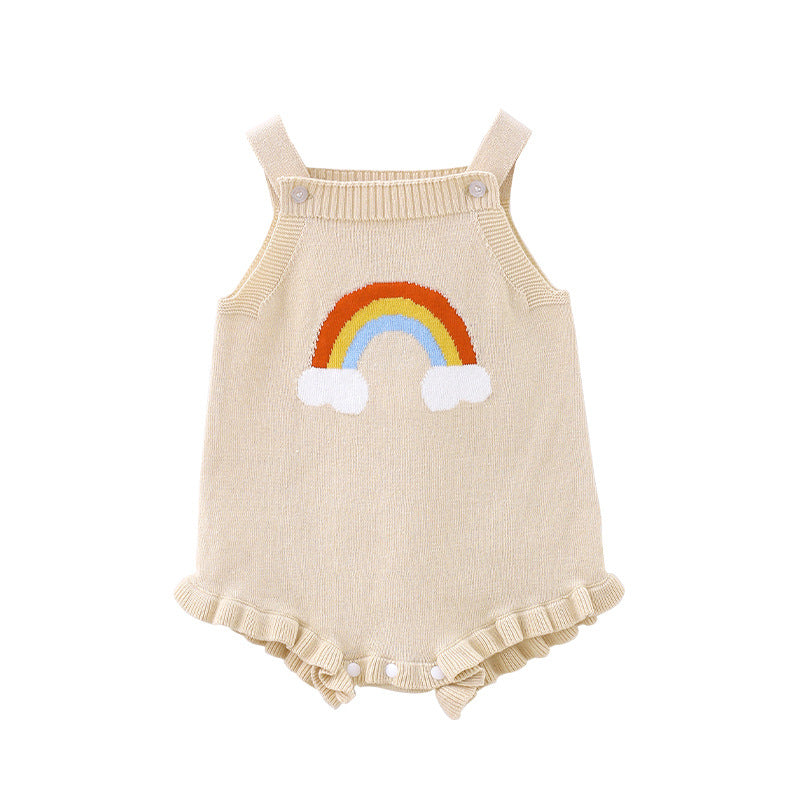 0-2Y Baby Boy And Girl Summer Vest Triangle Romper Sleeveless Romper Newborn Slingins Fart Clothes Wholesale Baby Clothes