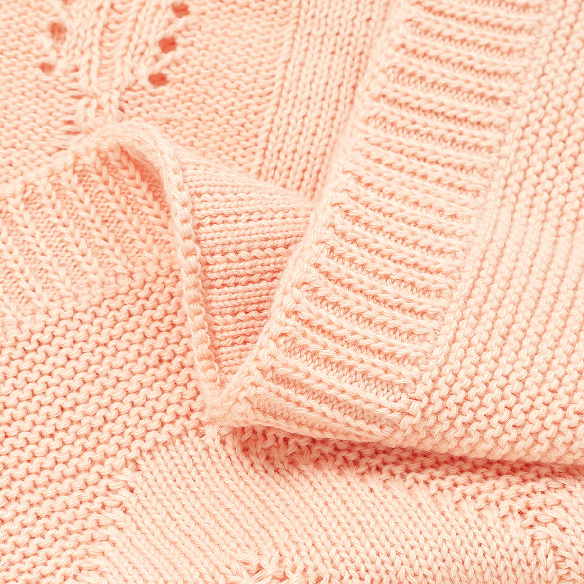 Solid Color Tassel Knitted Blanket Baby Blankets Wholesalers