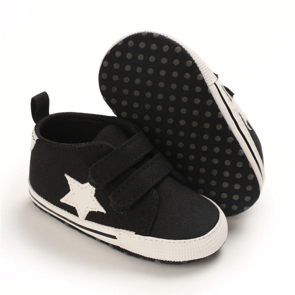 Baby Unisex Star Magic Tape Shoes Wholesale Child Shoes