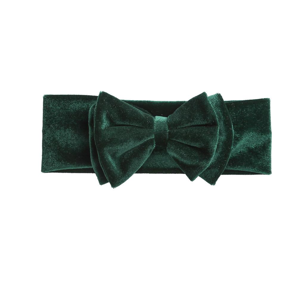 3PCS Kid's velvet double-layer bow-knot wide hairband wholesale