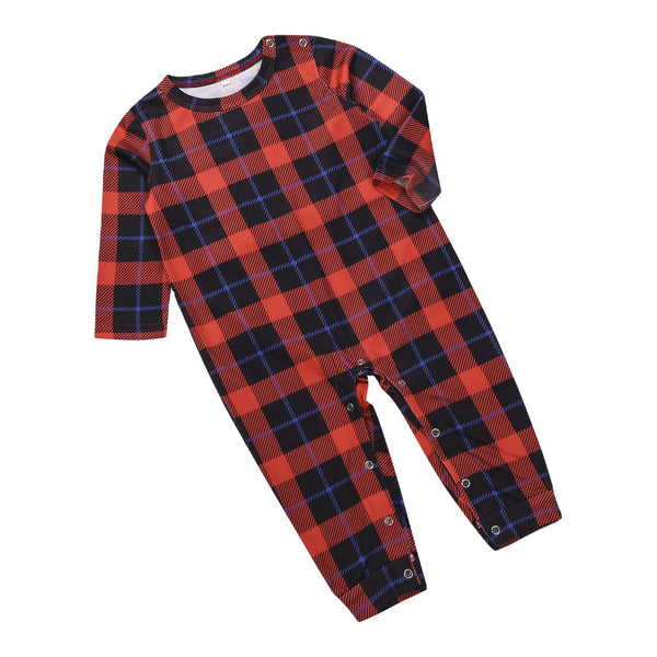 Autumn and Winter Parent-child Suit Christmas Snowflake Print Pajamas Wholesale