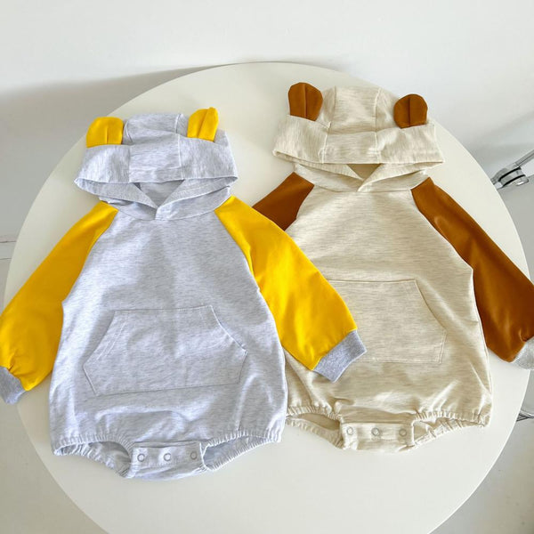Infant Boys And Girls Baby Hooded Cotton Romper Wholesale Baby Clothes