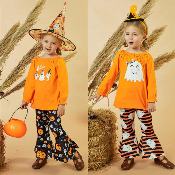 Baby And Toddler Girls Spring Autumn Hollowern Top and Pants Set Leggings For Girls Wholesale