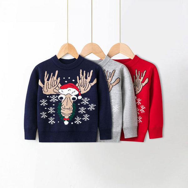 Winter Christmas Boys Sweater Wholesale Boys Clothes