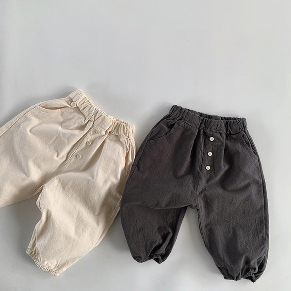 Children's Spring And Autumn New Pants Children's Loose Solid Color Casual Pants Wholesale