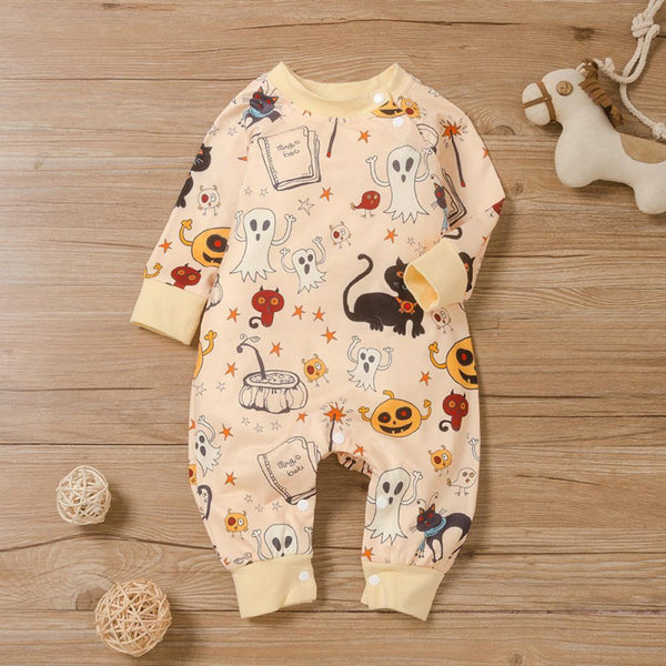 Halloween Baby Onesie Long Sleeve Spring Autumn Romper Wholesale Baby Clothes