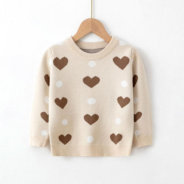 Autumn and Winter Girls' Bottoming Pullover Knitwear Wholesale Girls Clothes