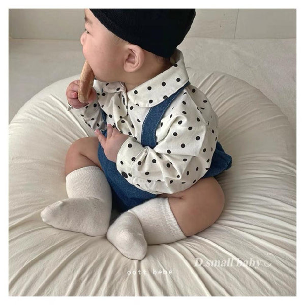 Autumn Clothes Baby Denim Overalls Wholesale Baby Clothes