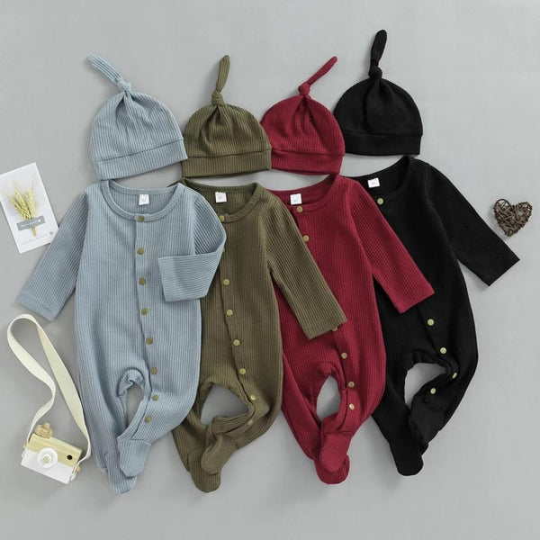 Autumn Baby Solid Color Jumpsuit Wholesale Baby Suppliers