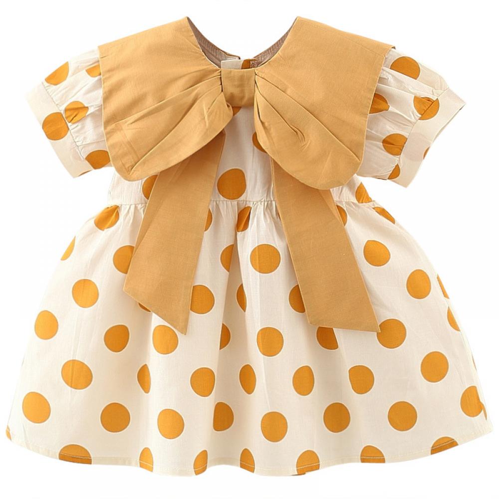 Baby Girls Summer Polkadot Dress Baby Boutique Clothing Wholesale