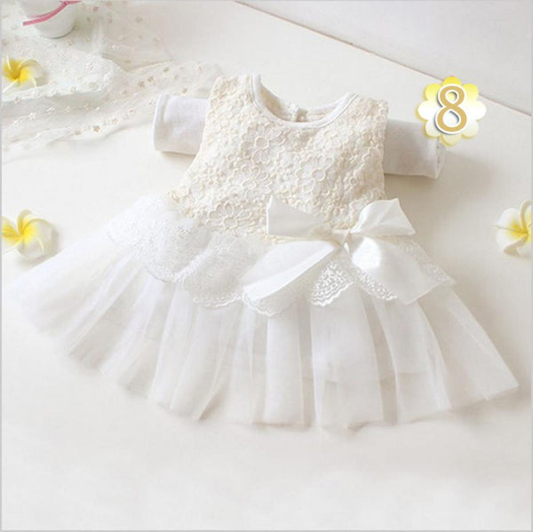 Girls Princess Mesh Sleeveless Bow Small Dress Baby Wholesale Clothing