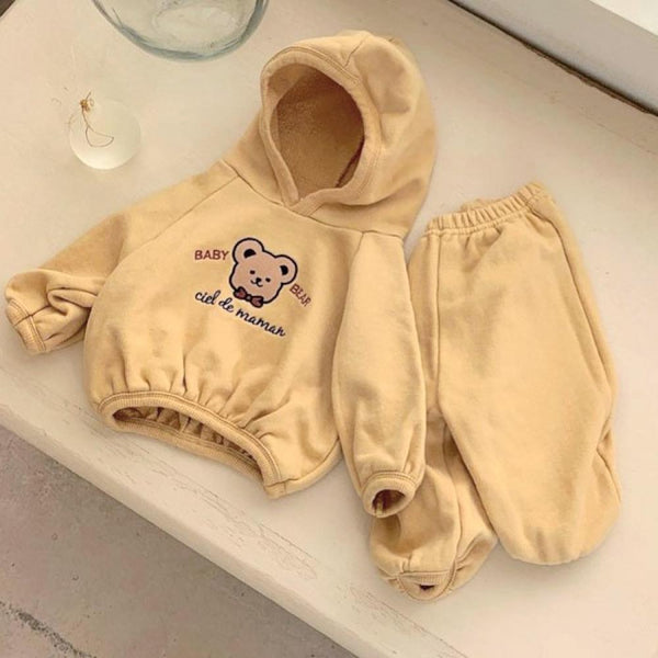 Children Hooded Sweater Autumn Baby Boys And Girls Set Wholesale Baby Clothes