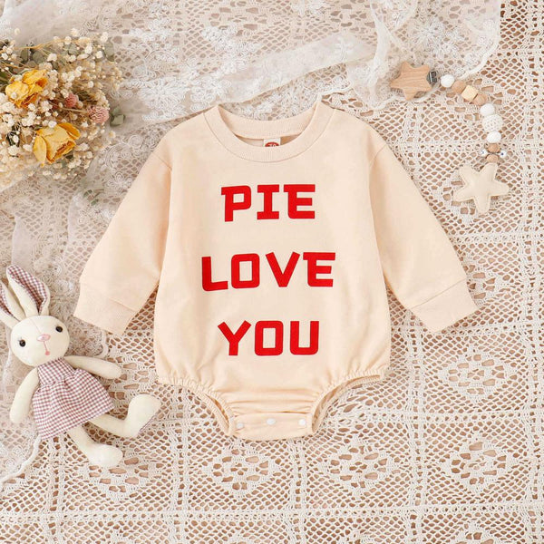 Spring And Autumn Girls Letter Printing Romper Wholesale Baby Clothes