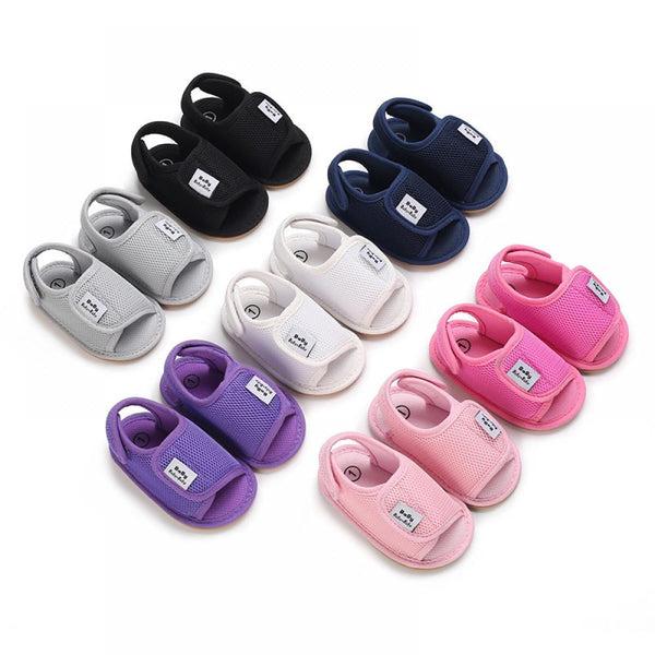 Summer 0-1y Baby Girls Soft Bottom 3-6-12 months Breathable Sandals Wholesale Infant Shoes