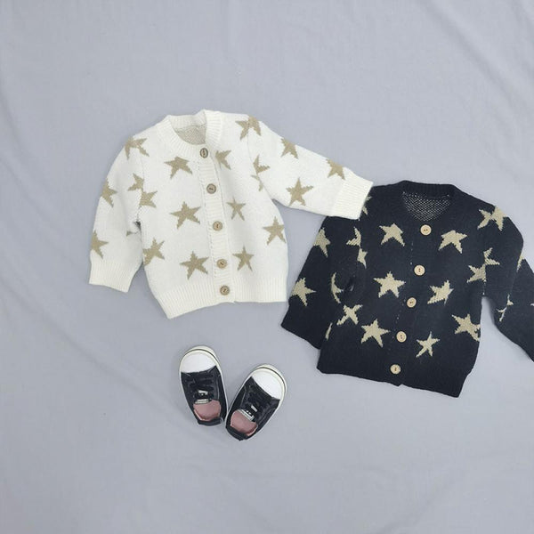 Baby Knitted Sweater Autumn and Winter Unisex Baby Cardigan Coat Wholesale