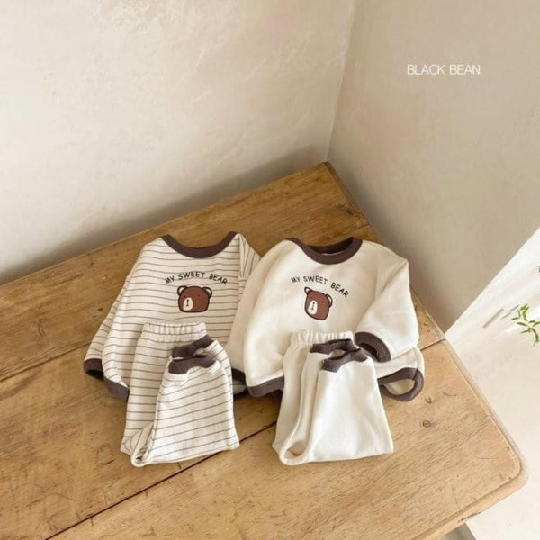 Boys Spring And Autumn Clothes Bear Head Suit Boy Baby Long Sleeve Autumn Two-piece Suit Wholesale Baby Clothes