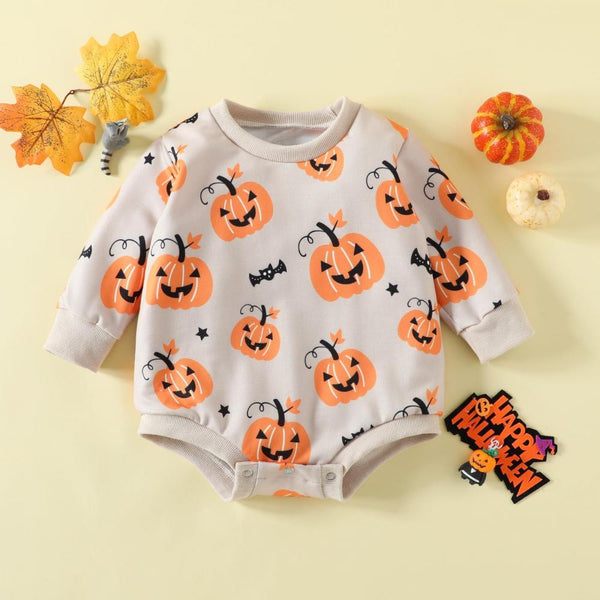 Halloween Baby Romper Spring and Autumn Boys and Girls Clothes Wholesale
