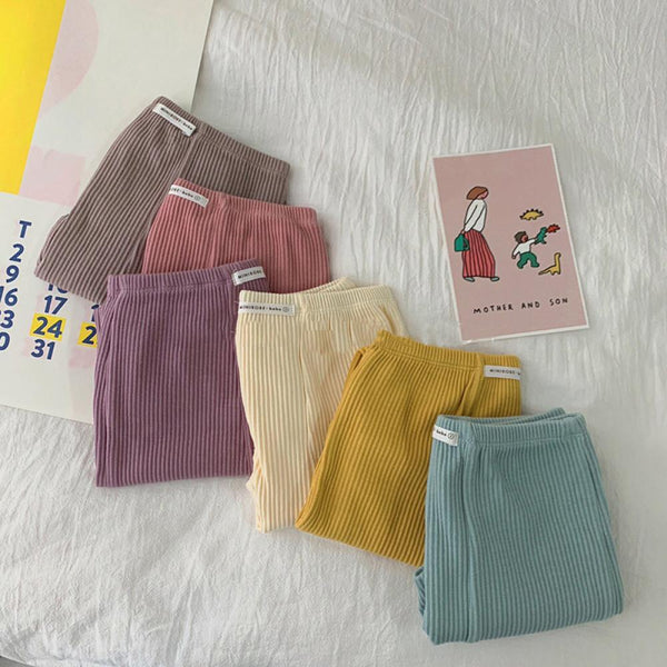 Newborn Baby Solid Color Pants Baby Clothing In Bulk