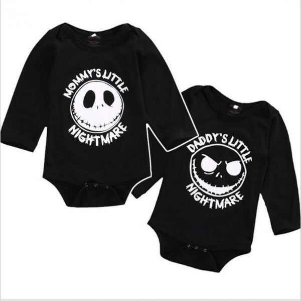 Newborn Clothes Baby Halloween Long Sleeve Bodysuit Triangle Romper Wholesale Baby Clothes