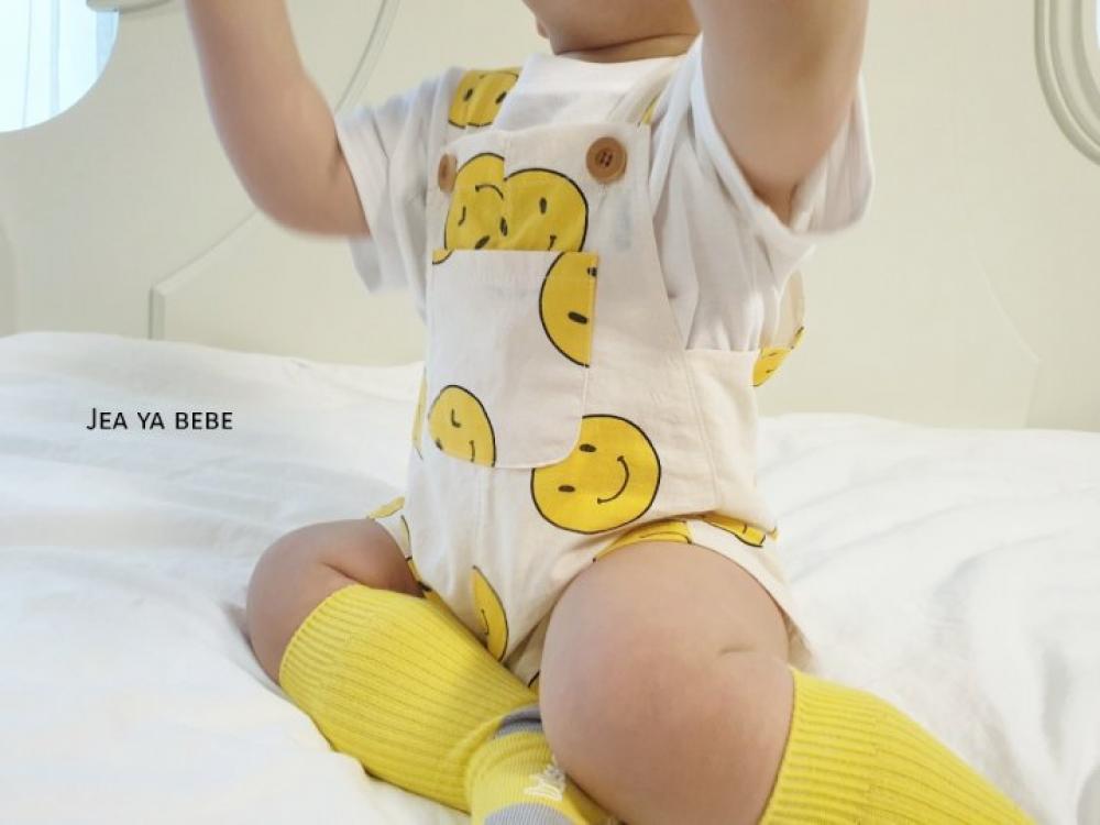 Children's Smiley Overalls Children's Clothing Baby Overalls Shorts Summer Thin Section Boys and Girls Baby Jumpsuits Summer Wholesale Baby Clothes