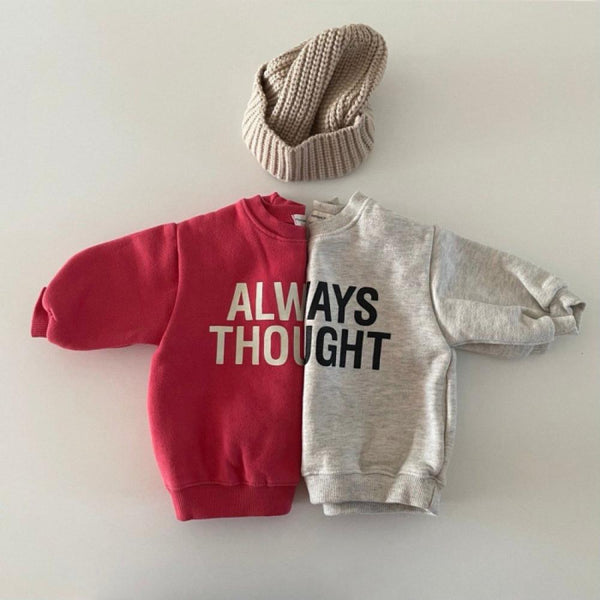 Children's Alphabet Sweater Autumn Pullover Boys Top Wholesale Baby Clothes