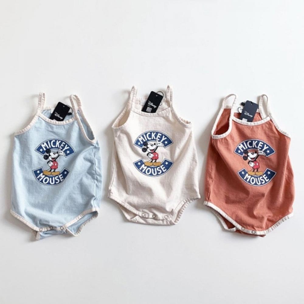 Baby Boys Summer Sleeveless Mouse Romper Babywear Wholesale