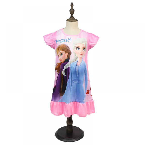 New Children's Dress Girls Short Sleeve Summer Girls Nightdress Wholesale