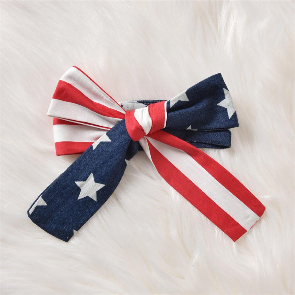 American Independence Day Infant Romper Children's Clothing American Flag Sling Jumpsuit Wholesale Baby Clothes