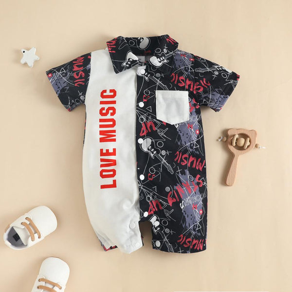 Summer Baby Short Sleeve Jumpsuit Wholesale Baby Clothing