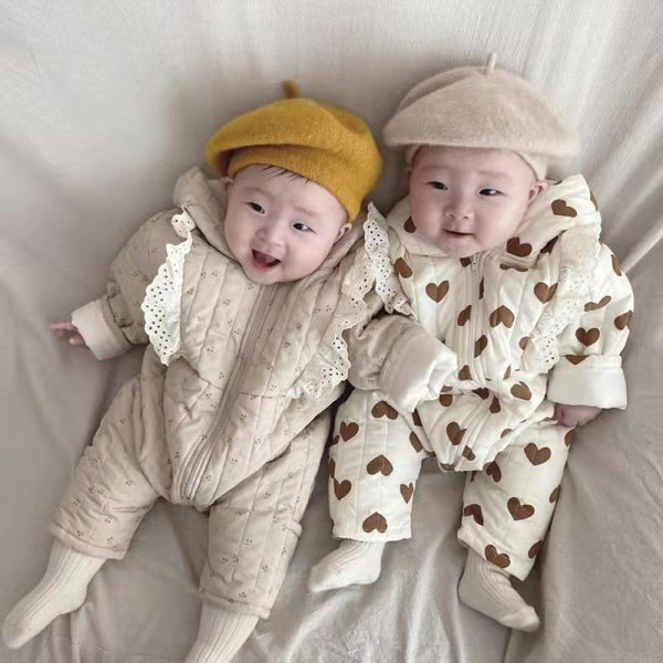 Baby Winter Western-style Hooded Romper Wholesale Baby Clothes
