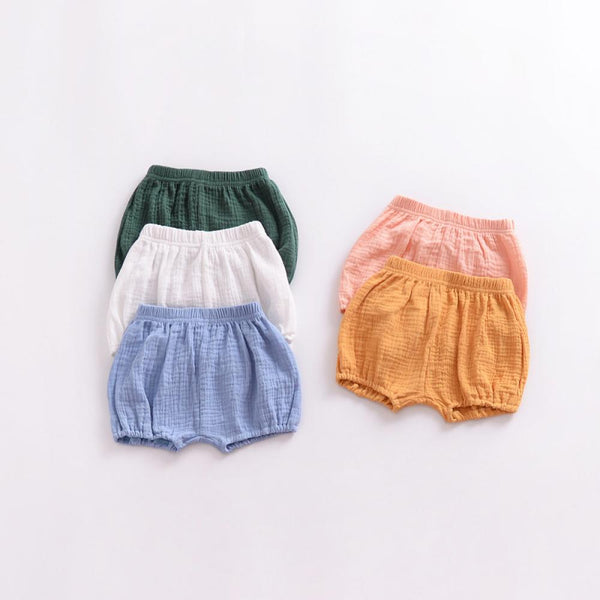 0~3Y Ins Hot Baby Bread Pants Children Boys And Girls Cotton And Linen Shorts Infant Bloomers Wholesale Baby Clothes