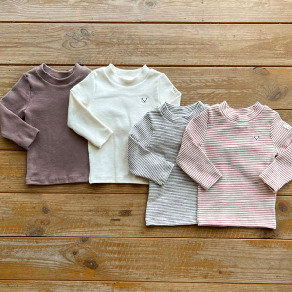 Autumn Newborn Baby Cotton Cartoon Warm Bottoming Shirt Wholesale Baby Clothes