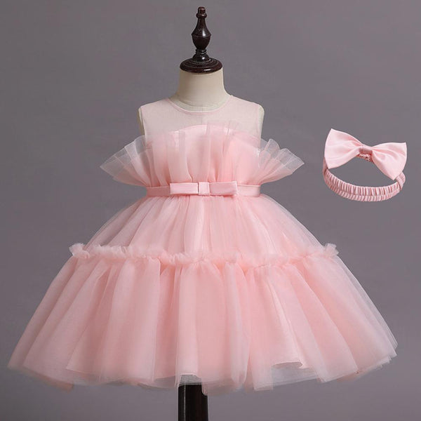 Baby Girls Lace Gauze Party Performance Princess Dress Girls Leggings Wholesale