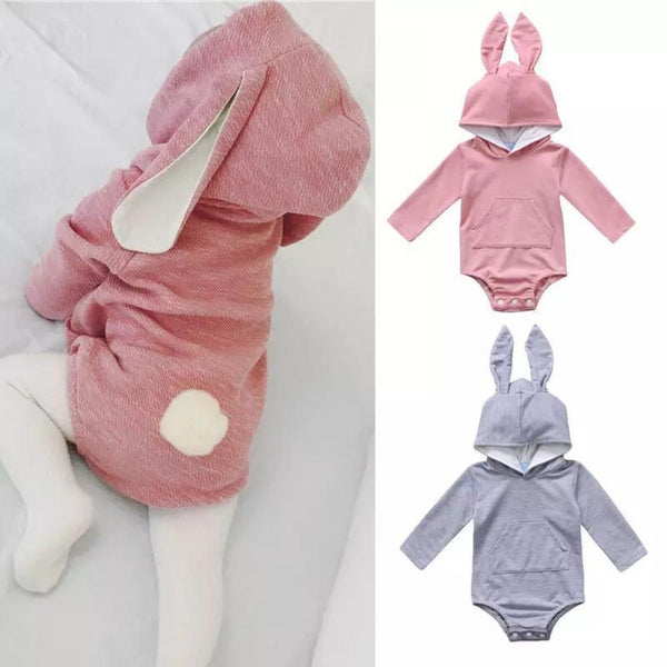 Unisex The Easter Bunny Hooded Onesie Baby Wholesale Clothes