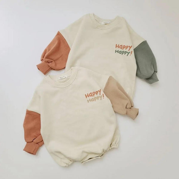 Unisex Baby Autumn Print Romper Baby Boutique Clothes Wholesale