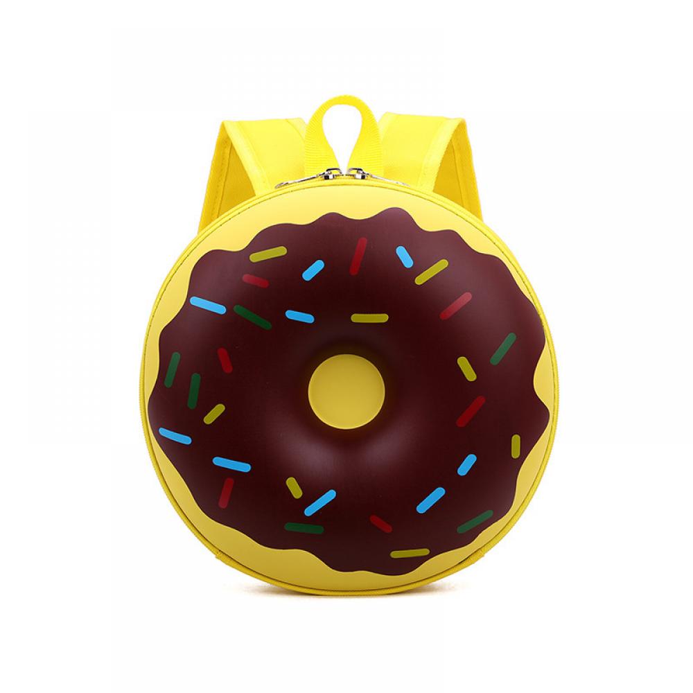Children Schoolbag Cartoon Cute Donut Backpack Kindergarten Boys and Girls Lightweight Rainbow Creative Backpack