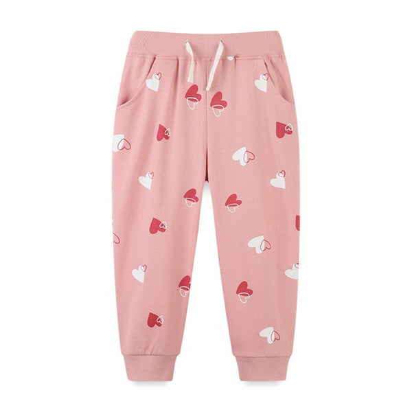 Autumn Toddler Girls Print Trousers Wholesale
