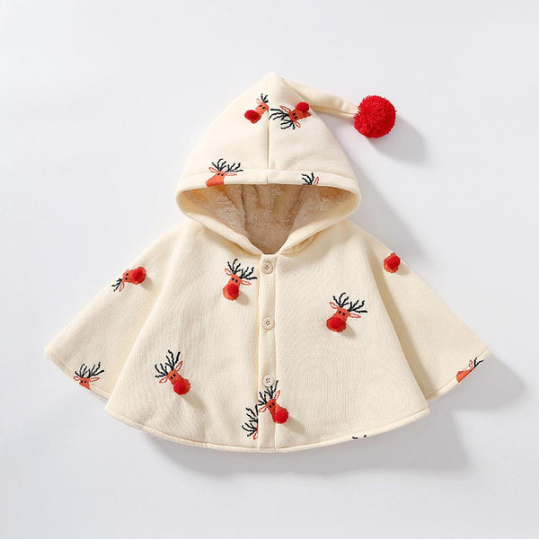 Baby Autumn/Winter Christmas Warm Cape Wholesale Baby Clothes