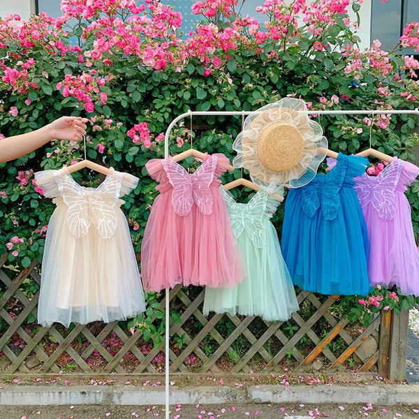 Summer Baby Girls Mesh Dress Wholesale Girls Dress