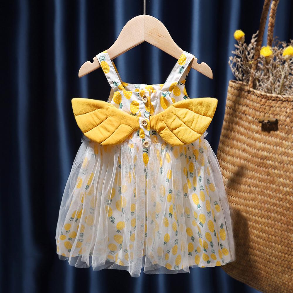 Summer New Girls' Small Fragrance Style Stitching Dress Wholesale Kids Clothing Suppliers